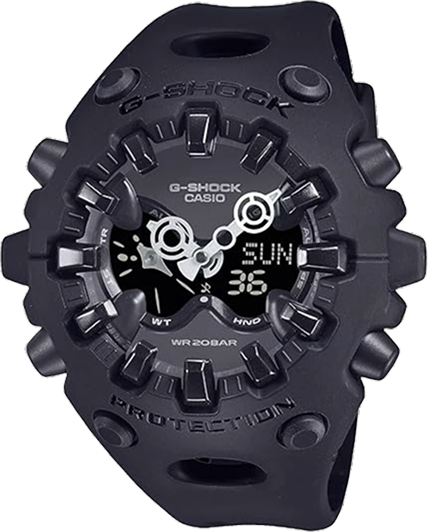 Casio G-Shock Big Case Black Resin Analog-Digital Watch GAV01-1A