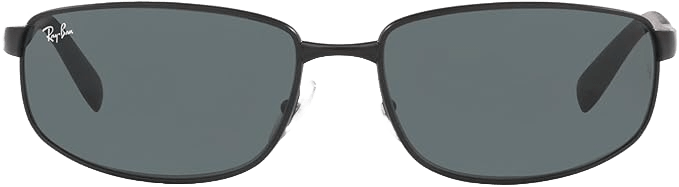 Ray-Ban Man Sunglasses Gunmetal Frame, Crystal Green Lenses, 61MM